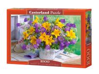 Opakowanie Puzzle 1000 Bouquet of Lilies and Bellflowers