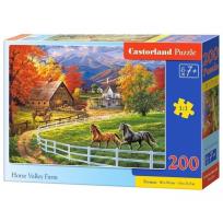 Opakowanie Puzzle 200 Horse Valley Farm CASTOR