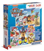 Opakowanie Puzzle 2x20 Super Kolor Paw Patrol