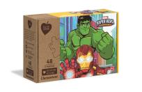 Opakowanie Puzzle 3x48 Play For Future Marvel Superhero