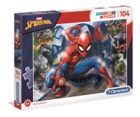 Opakowanie Puzzle Supercolor Spider-Man 104