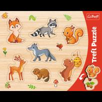 Opakowanie Ramkowe układanki kształtowe - Las TREFL