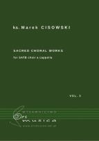 Okładka książki Sacred Choral Works vol.3 na czterogłosy chór SATB