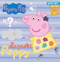 Okładka książki Świnka Peppa. Kto to? Co to? Zagadki Peppy