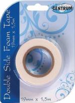Opakowanie Taśma biurowa dwustronna 19mmx1.5m 80155