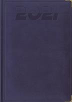 Opakowanie Terminarz 2021 A5 Lux granatowy złocony