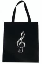 Opakowanie Torba - ze srebrno-złotym kluczem wiolinowym