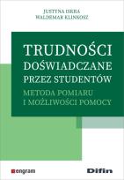 Okładka książki Trudności doświadczane przez studentów