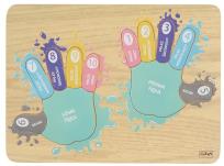 Opakowanie Zabawka drewniana - Paluszki liczbuszki TREFL