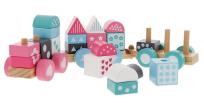 Opakowanie Zabawka drewniana - Pastelove Wagoniki TREFL