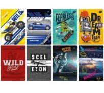 Opakowanie Zeszyt A5 16 k. 3-linie kolorowe UV Boys, Interdruk