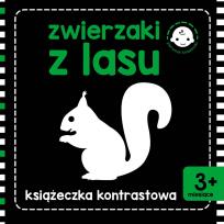 Okładka książki Zwierzaki z lasu Książeczka kontrastowa
