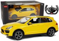 Opakowanie Auto R/C Porsche Cayenne Rastar 1:14 Żółte na pilota