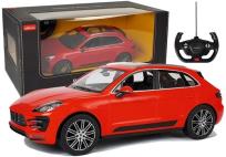 Opakowanie Auto R/C Porsche Macan Turbo Rastar 1:14 Czerwone na pilota