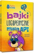 Okładka książki Bajki logopedyczne misia API (4-6 lat) GREG