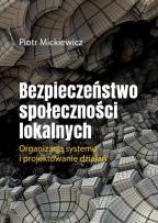 Okładka książki Bezpieczeństwo społeczności lokalnych