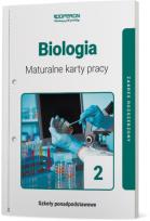 Okładka książki Biologia LO 2 Maturalne karty pracy ZR OPERON