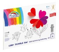 Opakowanie Blok techniczny kolorowy A3/8K FIORELLO
