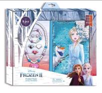 Opakowanie Cekinowy pamiętnik z biżuterią Kraina Lodu 2