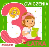 Okładka książki Ćwiczenia 3-latka z naklejkami