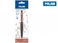 Opakowanie Długopis Milan CAPSULE COPPER BLACK niebieski na blistrze