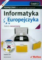 Okładka książki Informatyka Europejczyka LO 1-3 cz.2 ZR Helion