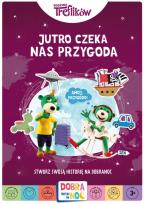 Okładka książki Jutro czeka nas przygoda. Rodzina Treflików. Dobranoc, Trefliki na noc. Stwórz swoją historię na dobranoc