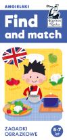 Okładka książki Kapitan Nauka Find and match. Angielski. Zagadki obrazkowe