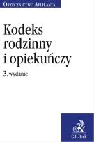 Okładka książki Kodeks rodzinny i opiekuńczy. Orzecznictwo Aplikanta (wyd.3/2020)