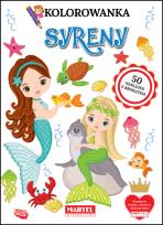 Okładka książki Kolorowanka Syreny z naklejkami