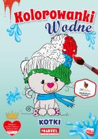 Okładka książki Kolorowanka wodna Kotki