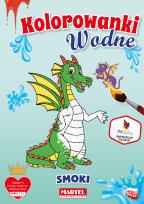 Okładka książki Kolorowanka wodna Smoki