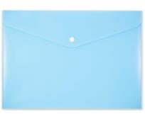 Opakowanie Koperta na zatrzask A4 PP-113 pastelowa niebieska