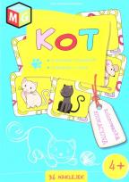 Okładka książki Kot - kolorowanka edukacyjna