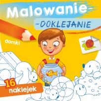 Okładka książki Malowanie-doklejanie. Domki