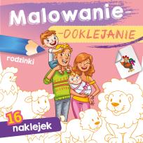 Okładka książki Malowanie-doklejanie. Rodzinki