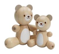 Opakowanie Mały i duży miś drewniany