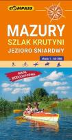 Okładka książki Mapa turystyczna - Mazury 1:60 000 laminat w.2020