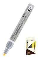 Opakowanie Marker olejowy GR-25 srebrny (12szt) GRAND