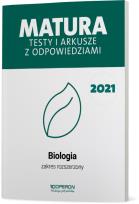 Okładka książki Matura 2021 Biologia testy i arkusze zakres rozszerzony