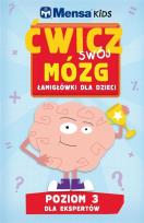Okładka książki Mensa Kids Ćwicz swój mózg Łamigłówki dla dzieci 4