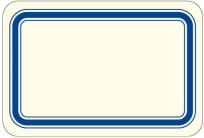 Opakowanie Naklejki dekoracyjne ETK 038 Niebieskie 6szt ROSSI