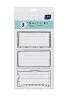 Opakowanie Naklejki na zeszyt Ramki 9 naklejek