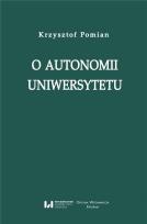 Okładka książki O autonomii uniwersytetu