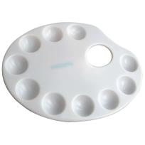 Okładka książki Paleta plastikowa owalna 23x17cm