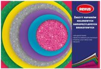 Opakowanie Papier kolorowy samoprzylepny A5/8K brokatowy