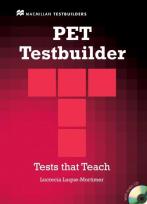 Okładka książki PET Testbuilder z kluczem + CD Pack NEW MACMILLAN