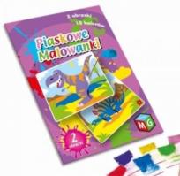 Opakowanie Piaskowe malowanki - dinozaury