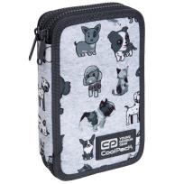 Opakowanie Piórnik Coolpack dwukomorowy z wyposażeniem Jumper 2 Doggies