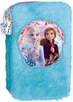 Opakowanie Piórnik pluszowy dwukomorowy F Kraina Lodu 27